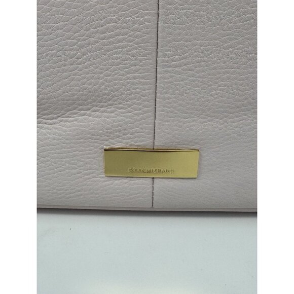 Isaac Mizrahi Live! Bridgehampton Leather Bucket Bag Purse Pink - Picture 2 of 15